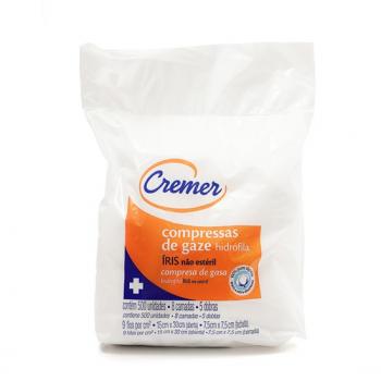 .COMPRESSA DE GAZE IRIS 9 FIOS - 500UN CREMER