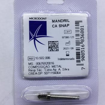 .MANDRIL P/ CONTRA-ANGULO - DISCOS SNAP-MICRODONT