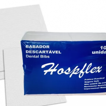 .DENTAL BIBS (BABADOR IMPERMEAVEL) BRANCO - HOSPFLEX