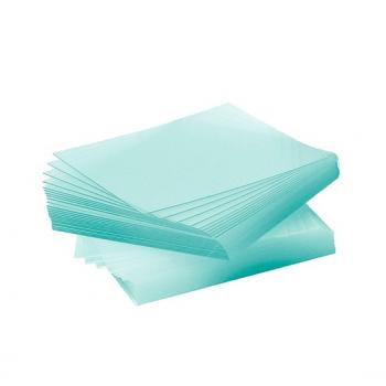 Sacolinha plastica PVC 10 x 20cm nao personalizada cor BRANCA fecho botao de pressao para kit odontologico