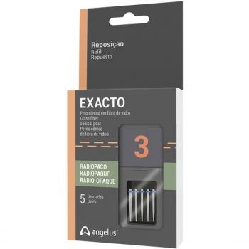 .PINO DE FIBRA DE VIDRO EXACTO N 3 5UNID.