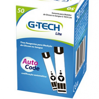.TIRAS DE TESTE GTECH FREE LITE CAIXA COM 50 UNIDADES