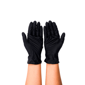 .LUVA PROCED NITR. BLACK SUPERMAX TAM P