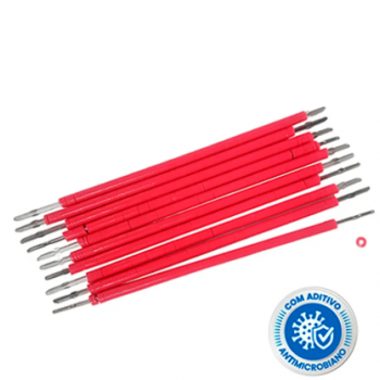 .Elastico ligadura antimicrobiana - tipo bengalinha - rosa pitaya - 60.03.165