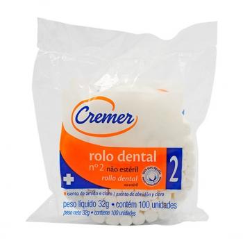 .ROLETE DE ALGODÃO  Nº 2 / CREMER