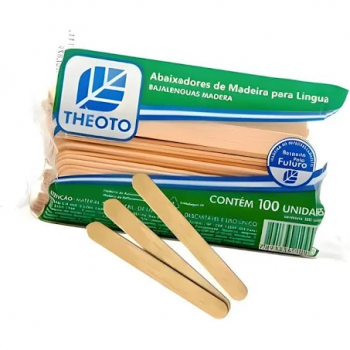 .ABAIXADOR DE LINGUA EM MADEIRA - THEOTO