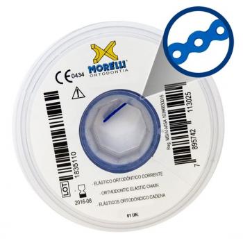 .ELASTICO CORRENTE AZUL CRISTAL MEDIO - 60.05.254 - MORELLI