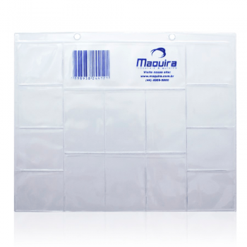 .CARTAO RAIO-X C/ 14 FUROS - PLASTICO - MAQUIRA