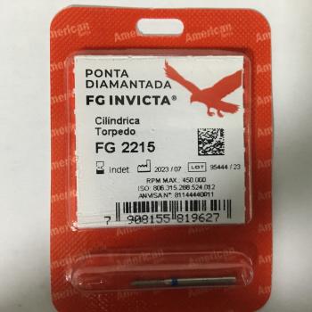 .PONTA DIAMANTADA INVICTA CILINDRICA TORPEDO 2215 - FG - AMERICAN BURRS