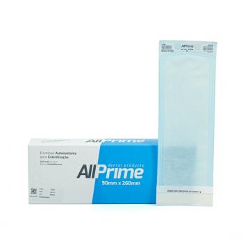 .ENVELOPE PARA ESTERILIZACAO AUTOSSELANTE 90X260MM 100UNID- ALLPRIME
