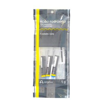 Acido fosforico condicionador 37% gel 3g pacote com 3un FUSION - ANGELUS