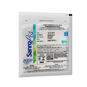 .Luva esterilizada cirurgica 6,5 -sanro