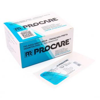 .FIO SUTURA SEDA PRETA 3-0 -PROCARE