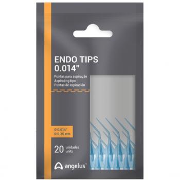 .PONTA DE ASPIRACAO ENDO TIPS 0,35MM 20UNID.