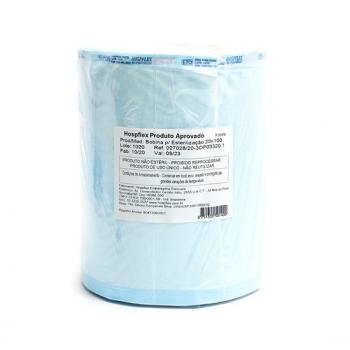 .ROLO PARA ESTERILIZACAO 20CMX100M- HOSPFLEX