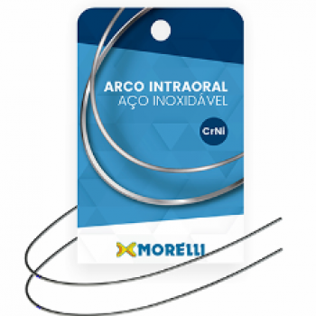 .ARCO AÇO CrNi  0,53X0,63MM - 0,021“X0,025“ INFERIOR - 10 UNID - 50.72.005 - MORELLI