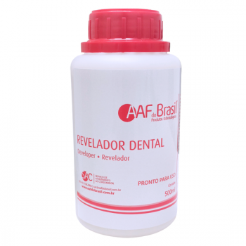 .REVELADOR RADIOLOGICO ODONT. 500 ML - AF DO BRASIL