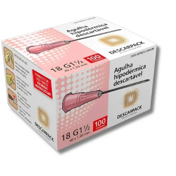 .AGULHA DESC EST 40 X 1,20 MM DESCARPACK