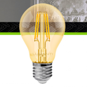 Lampada Vintage Filamento Led A60 4w 2400K - Lumanti