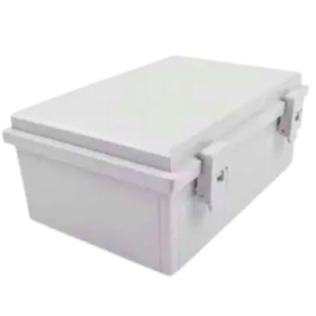 Caixa Comando 300x220x140mm Dobradiça Cinza - Bet DDG