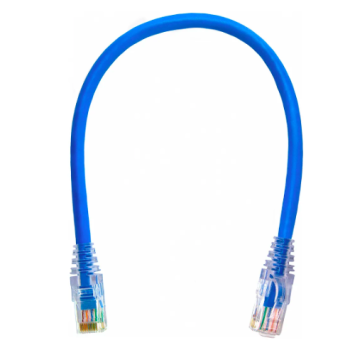 Cabo Patch Cord CAT6 RJ45 15cm Azul - ADS