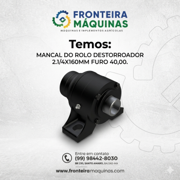 MANCAL DO ROLO DESTORROADOR 2.1/4X160MM FURO 40,00(FC 5020.39.0022)