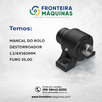 MANCAL DO ROLO DESTORROADOR 1.1/4X160MM  FURO 35,00 (FC 5020.39.0021)