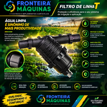 FILTRO DE SUCCAO P/ ALTO VOLUME COM SAIDAS 3