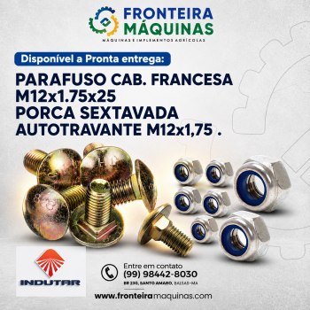 PARAF CABEÇA FRANCESA M12x1.75x25