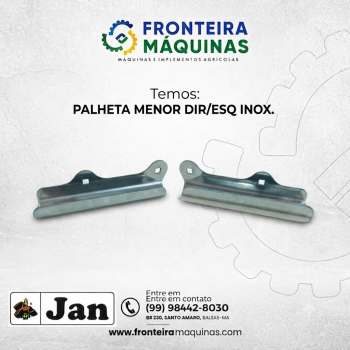 PALHETA MENOR DIREITA INOX