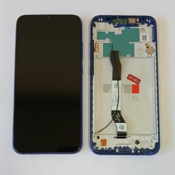 FRONTAL XIAOMI REDMI NOTE 8 COM ARO AZUL - PREMIUM